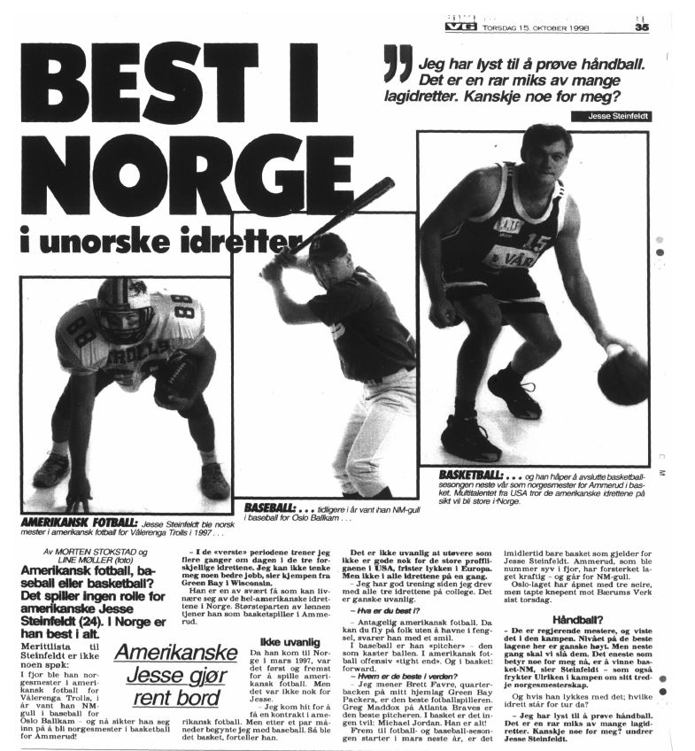 Best i Norge - Jesse Steinfeldt 1998