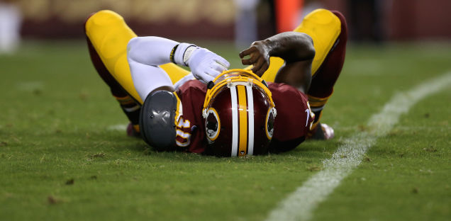 RG3 down for the count