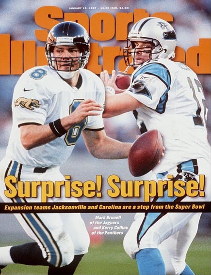 Panthers og deres utvidelseskollega Jaguars var begge kun én kamp unna Super Bowl i 1996, men begge tapte.
