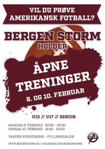 Bergen Storm rekrutterer 2016